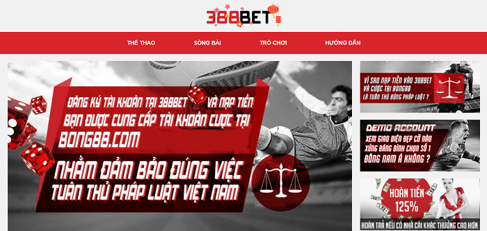 Hoàn tiền lên đến 125% tại 388Bet