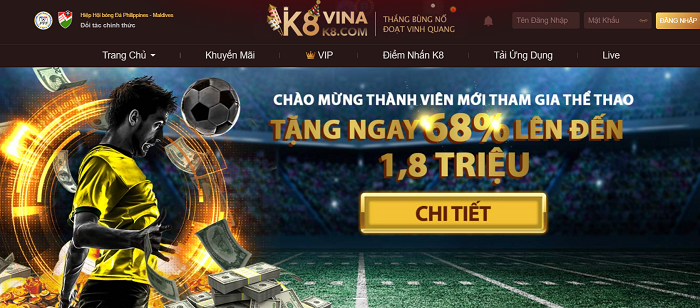 Giao diện nhà cái bắt mắt, thu hút người chơi