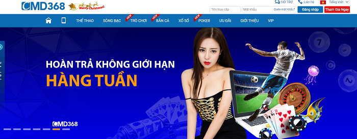 Giao diện lôi cuốn của CMD368