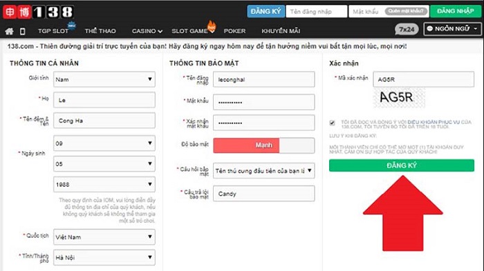 Đăng ký tài khoản nhanh chóng, thuận tiện