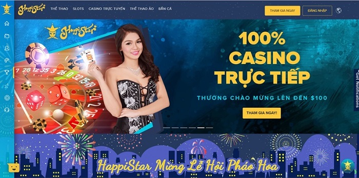 Giao diện hài hòa, bắt mắt của HappiSatr