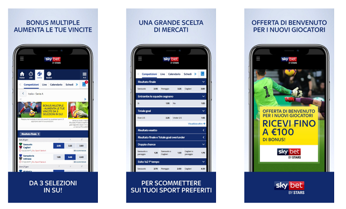 Sky Bet trên thiết bị di động