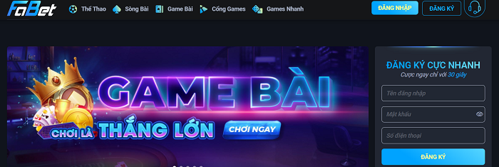 Đăng ký tài khoản Fabet đơn giản