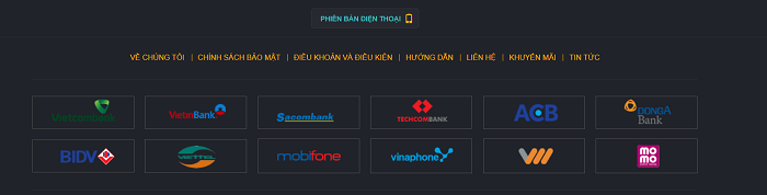 Liên kết với nhiều ngân hàng lớn