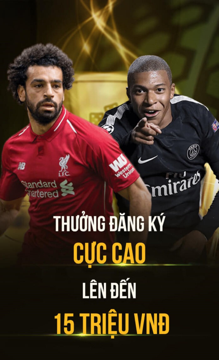 Thưởng đăng ký cực cao cho người chơi mới