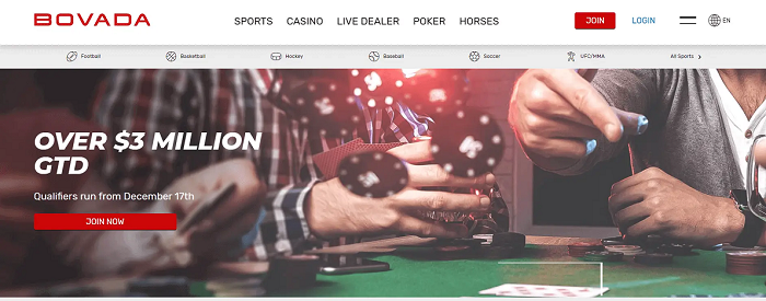 Thưởng thức Bovada bằng cách đăng ký tài khoản cá cược