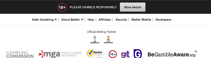 Betfair quy định rõ độ tuổi người chơi tham gia