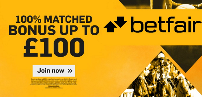 Khuyến mãi khủng tại Betfair cho người chơi mới