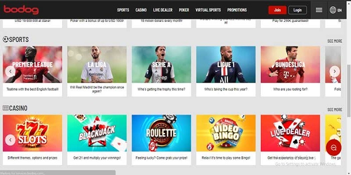 Kho trò chơi hấp dẫn tại Bodog