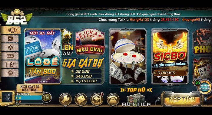 Nhiều trò chơi hấp dẫn đang chờ đón bạn