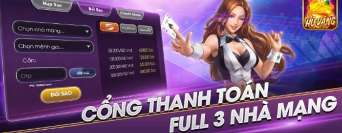 Nạp rút tiền nhanh chóng