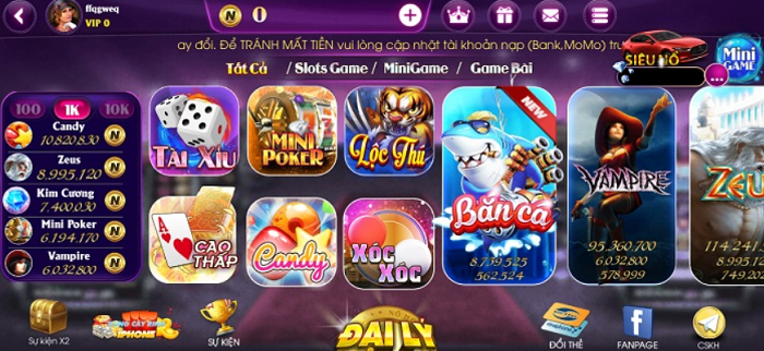 Giao diện bắt mắt