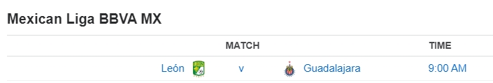 Mexican Liga BBVA MX