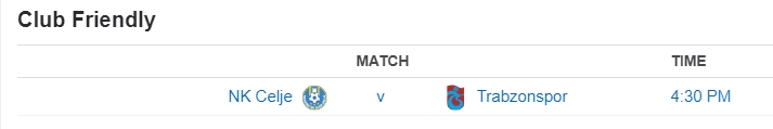 Club Friendly