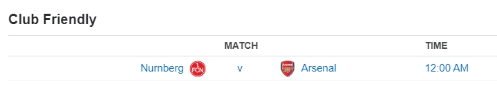 Club Friendly