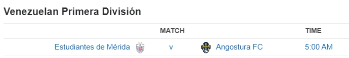 Venezuelan Primera División