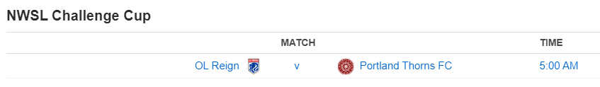 NWSL Challenge Cup