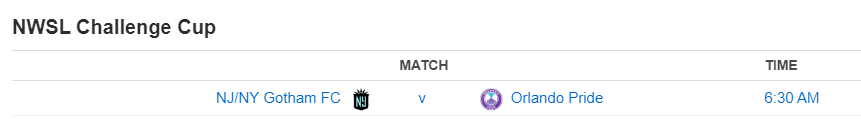 NWSL Challenge Cup