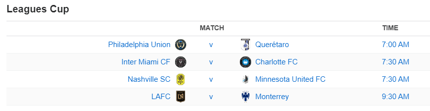 Leagues Cup