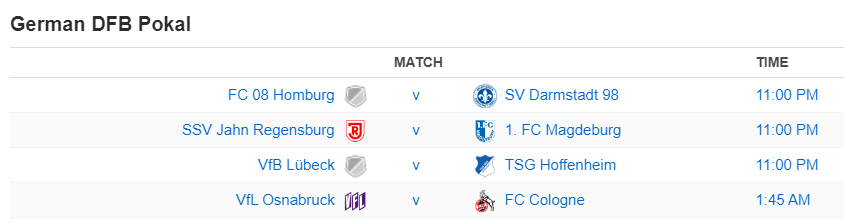 German DFB Pokal