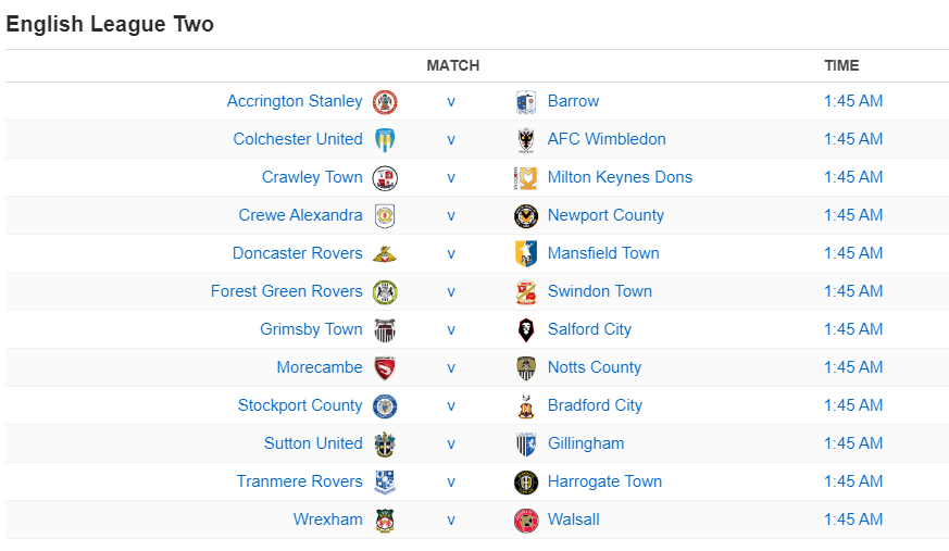 English League Two