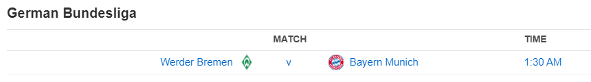 German Bundesliga